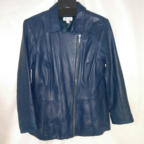 denim and company leather jacket
